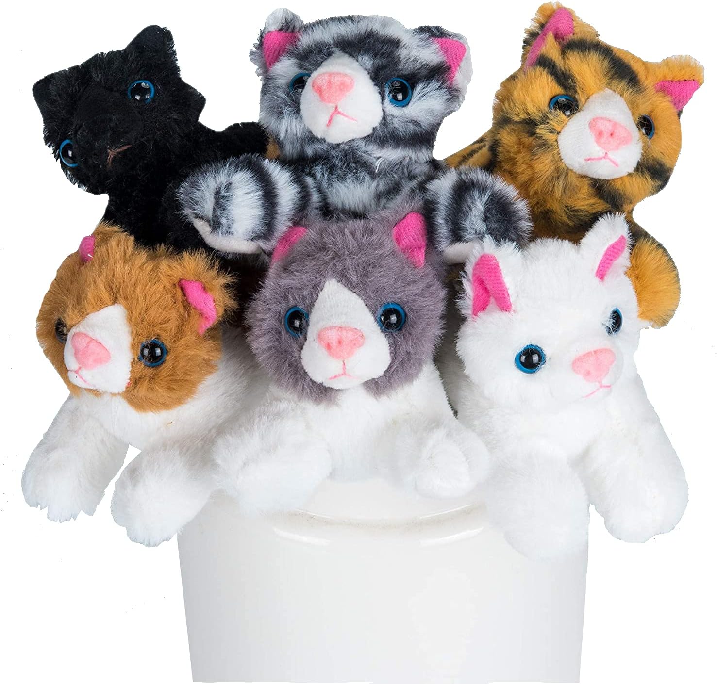 6pack Cat Plush Stuffed Toy Set Buy Plush Animals