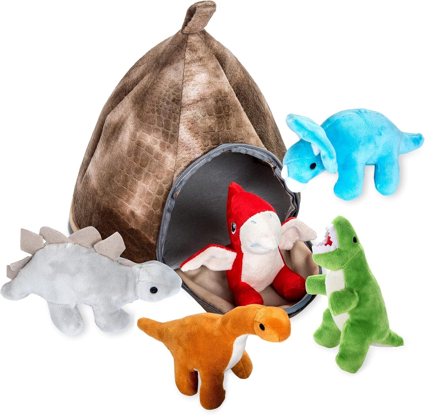 5pack Stuffed Toy Dinosaur Animal Set